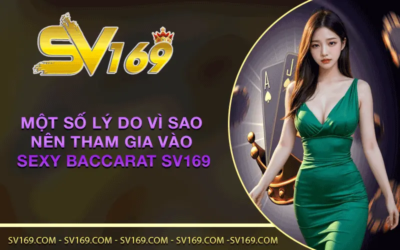 Một số lý do vì sao nên tham gia vào Sexy Baccarat SV169